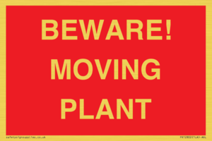BEWARE! MOVING PLANT